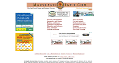 Desktop Screenshot of marylandinfo.com